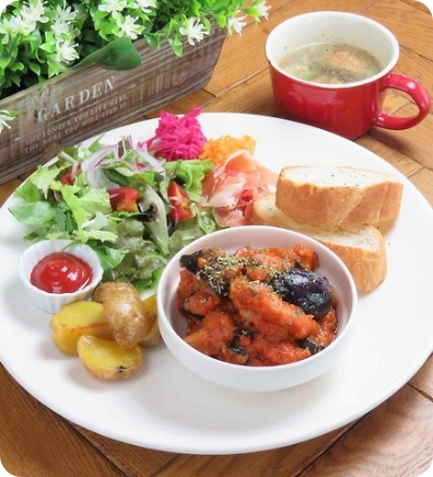 レストランメニュー　ランチセット